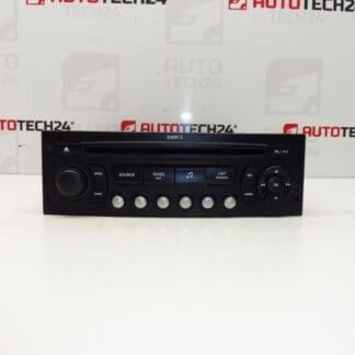 Auto-rádio com CD MP3 Citroën Peugeot 9666403077 6579FG 6579PC
