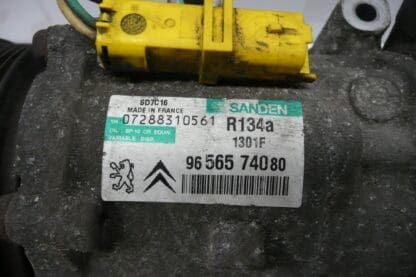 Compressor de ar condicionado Sanden SD7C16 1301F 9648138980 6453RE