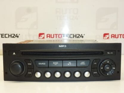Auto-rádio com CD MP3 Citroën Peugeot 96643698XT 657919