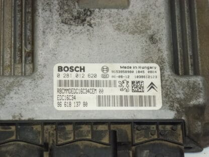 ECU Bosch EDC16C34 Citroën Peugeot 0281012620 9661813780