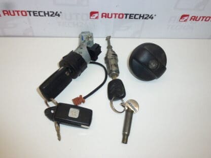 Conjunto de fechaduras Citroën C2 C3 3 chaves 4162FP