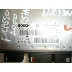 Bosch M7.4.4 unidade de controle 0261207318 9648483480