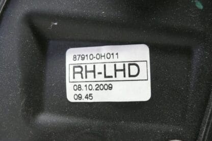 Retrovisor direito branco Citroën C1 Peugeot 107 87910-0H010 87910-0H011