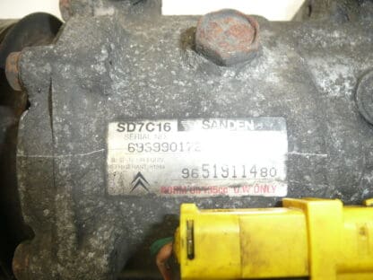 Compressor de ar condicionado Sanden SD7C16 1309 9651911480