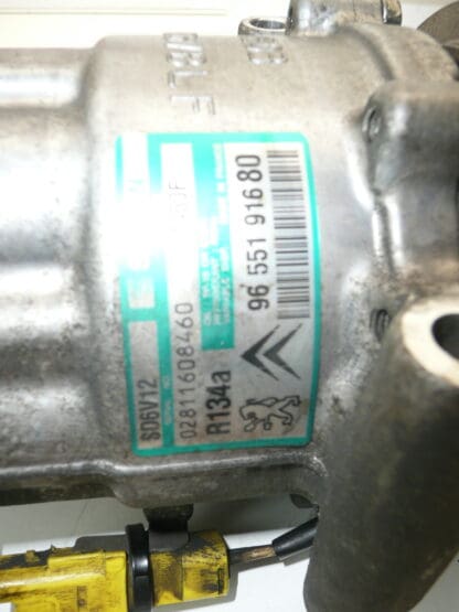 Compressor de ar condicionado Sanden SD6V12 1450 9655191680 6453QH