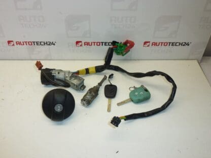 Conjunto de fechaduras Citroën C2 C3 4162AG 4162AH 2 chaves