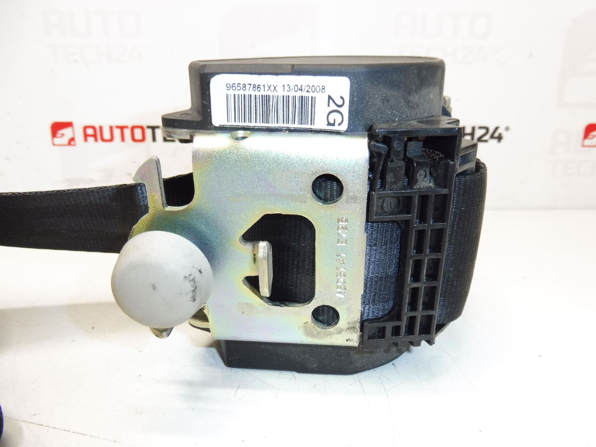 Cinturão de segurança traseira esquerda Peugeot 207 96587861xx 8975J9